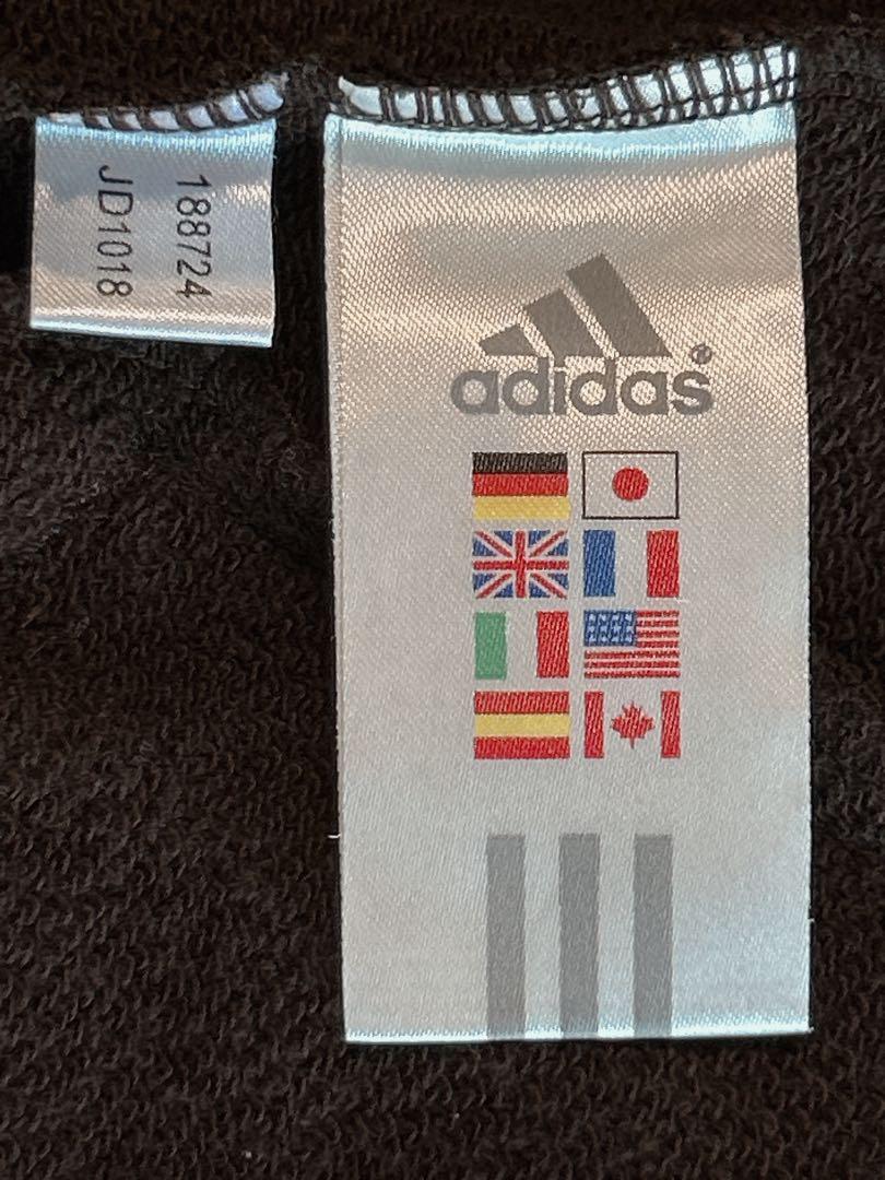adidas  アディダス　トラックジャケット　ジャージ　ブラウン×ベージュ　M