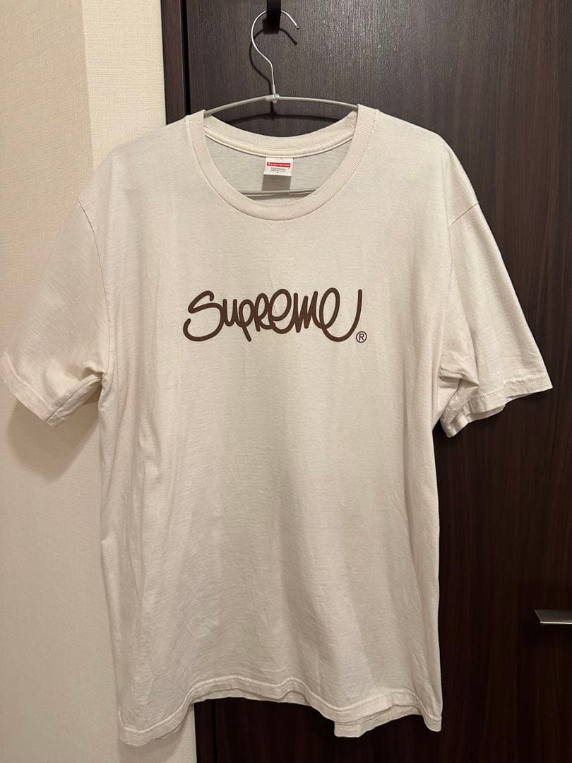 Supreme Handstyle Tee Natural sサイズ　美品 Supreme - Handstyle Tee - ParkSIDER
