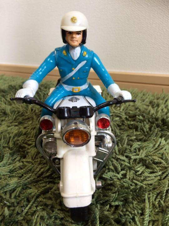 HONDA白バイ ポリスマン付き レトロ