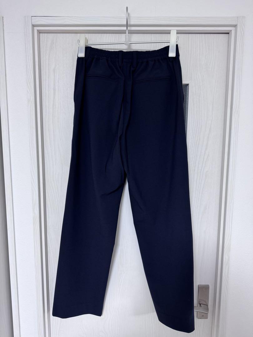 パンツ STRAIGHT WIDE TROUSERS Navy