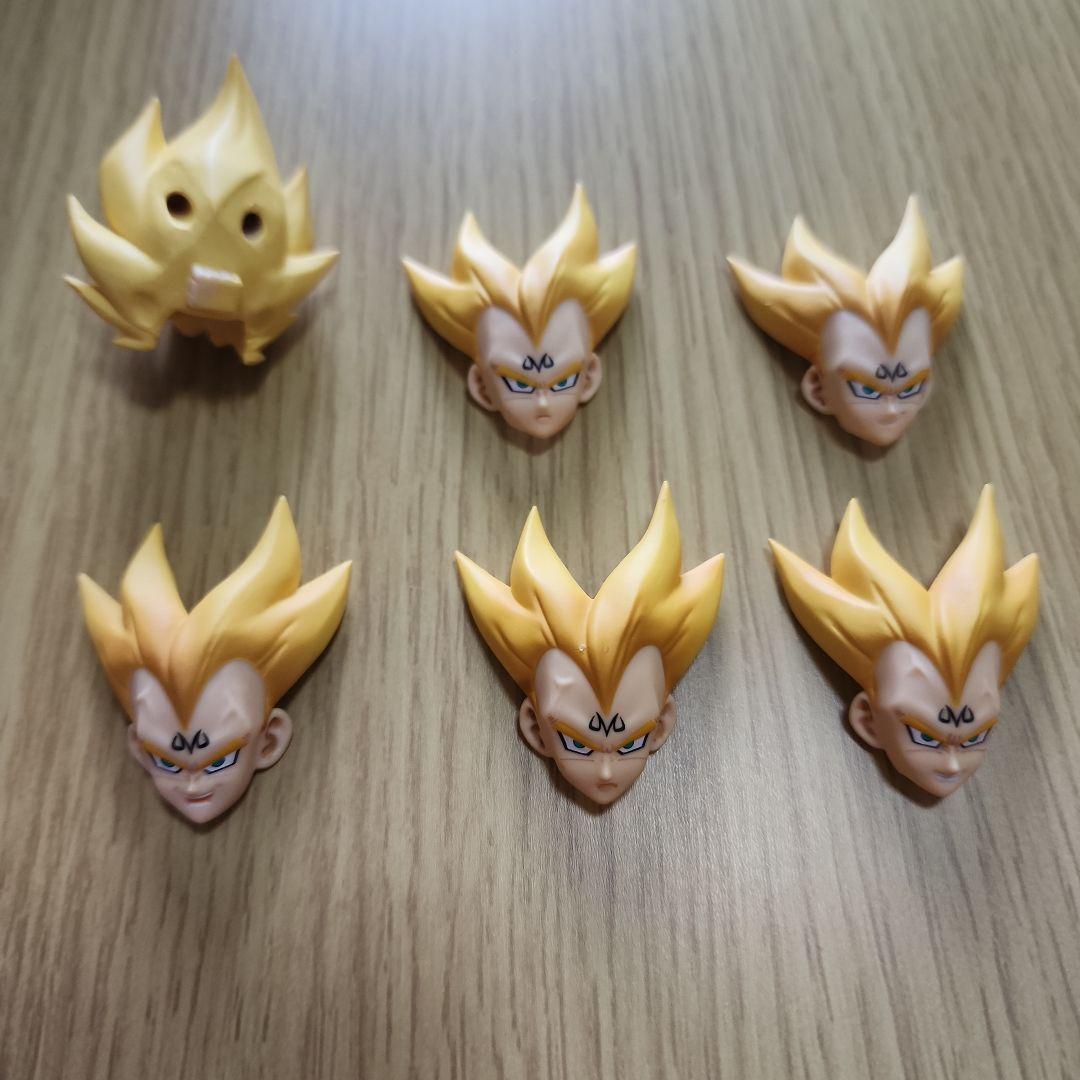 s.h.figuarts用 ドラゴンボール ベジータ　ヘッドパーツ s.h.figuarts ドラゴンボール ベジータ用 ブルー進化 ヘッド