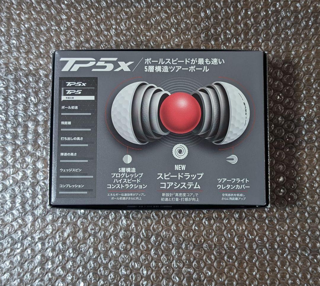 新品　テーラーメイド TP5x pix ホワイト 2024年モデル 3ダース 国際ブランド】 pix TP5x 新品 テーラーメイド ホワイト 3ダース