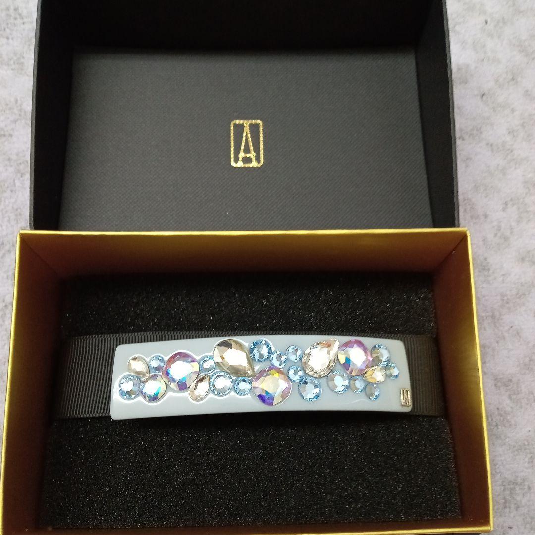 ALEXANDRE DE PARIS ヘア スワロフスキーバレッタAlexandre de paris