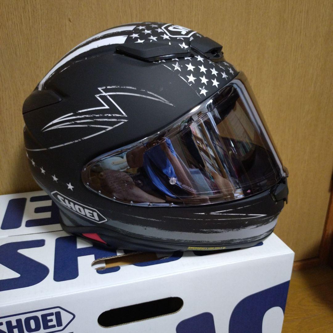 SHOEI フルフェイスヘルメット ブラック 星柄