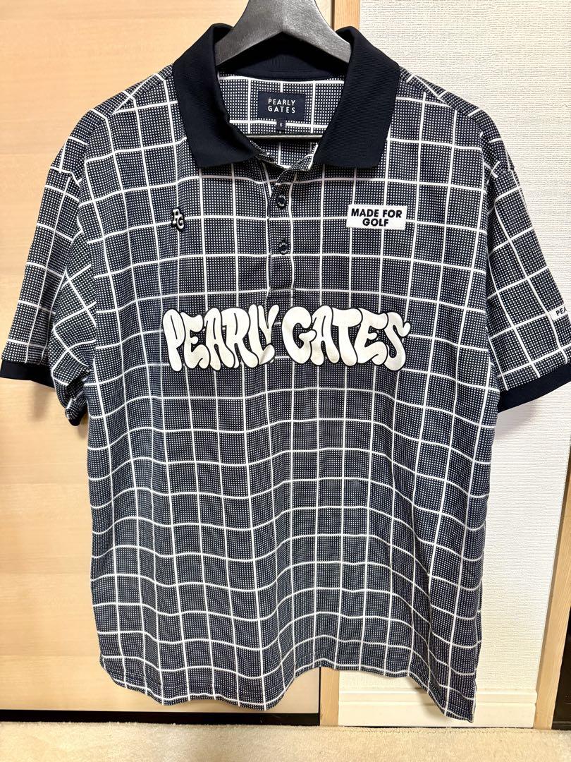 PEARLY GATES チェック柄ポロシャツサイズ2