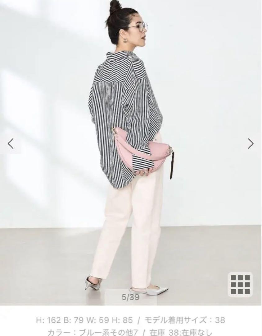 ◇25SS◇タンブラーストライプ3WAYシャツNOLLEY'S sophi