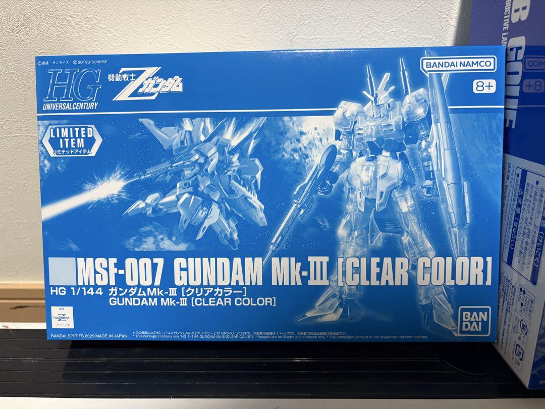 ❤️新品未組立❤️無料送❤️MGグフVer2.0HGガンダムMk-Ⅲクリアカラ各ー１ケ 新品未組立 無料込みMGグフVer2.0HGガンダムMk-Ⅲクリアカラ各1