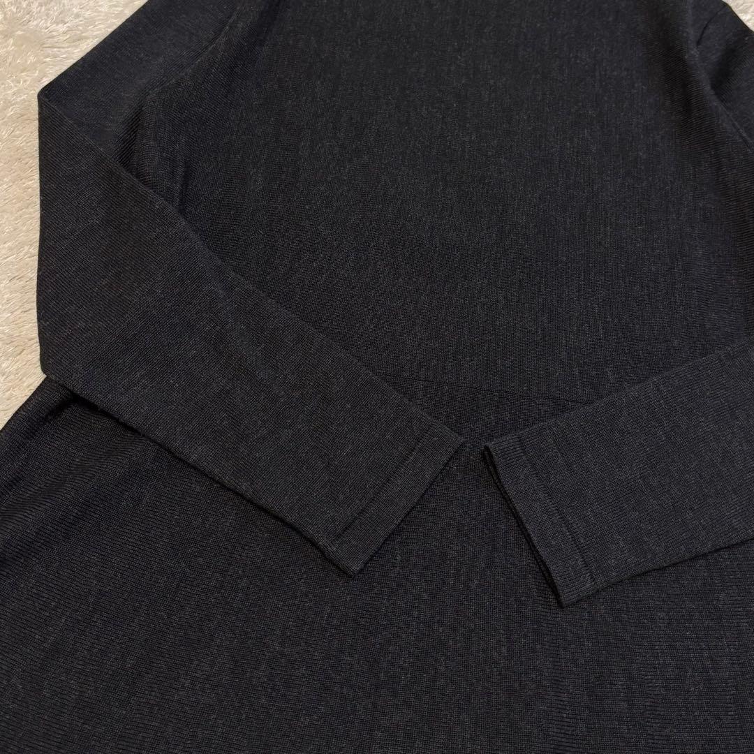 23区 ウール ニット ロング ワンピース Aライン 大きいサイズ オンワードL 23区 DECORATOM_COM_BR