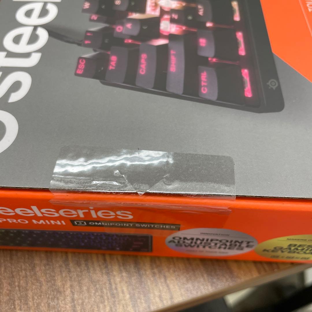 11220SteelSeriesラピッドトリガー搭載ゲーミングキーボード英語配列