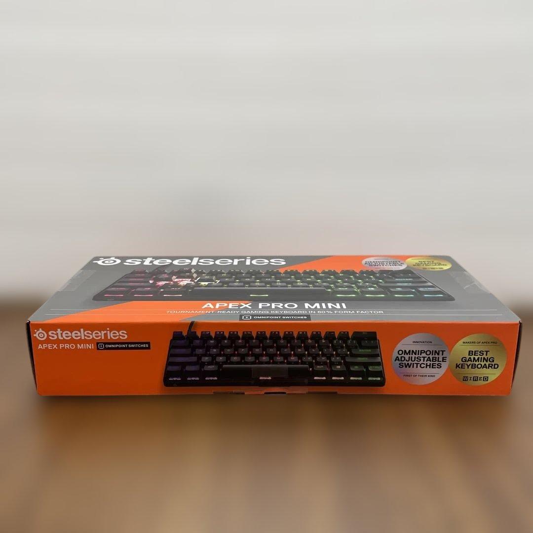 11220SteelSeriesラピッドトリガー搭載ゲーミングキーボード英語配列