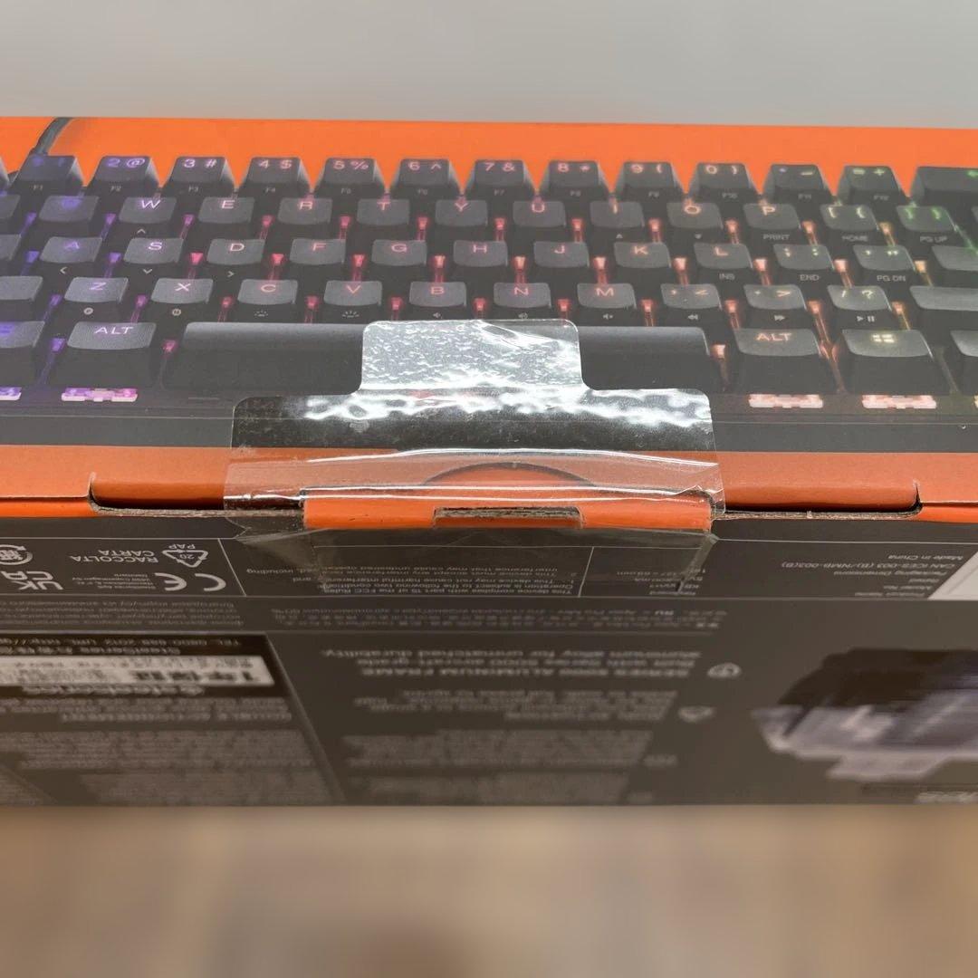 11220SteelSeriesラピッドトリガー搭載ゲーミングキーボード英語配列