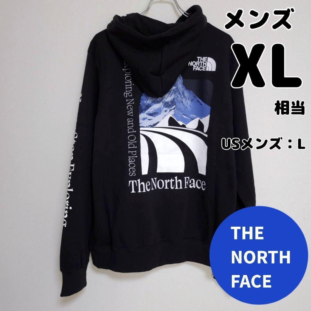 ノースフェイス　メンズパーカー　XL相当 ブラック　新品　レア