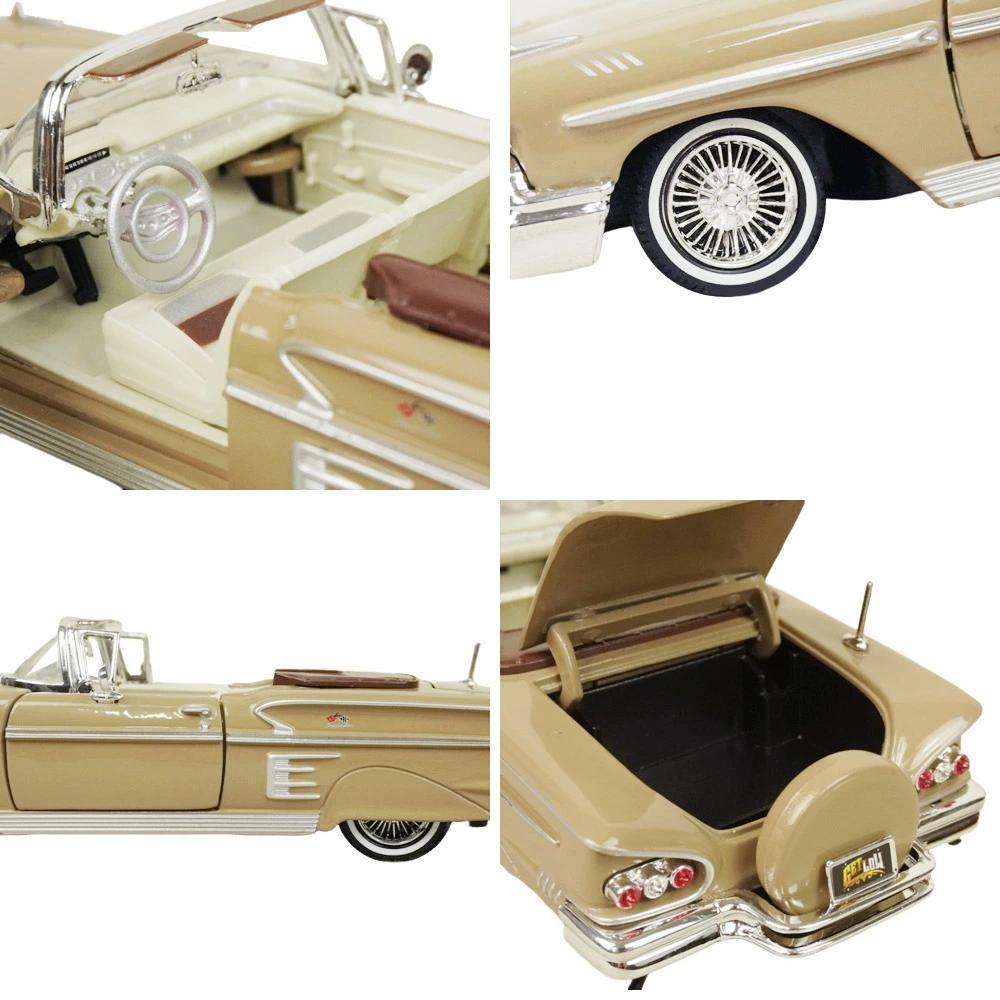 新品シボレーインパラ1958CHEVROLETIMPALAローライダーミニカー