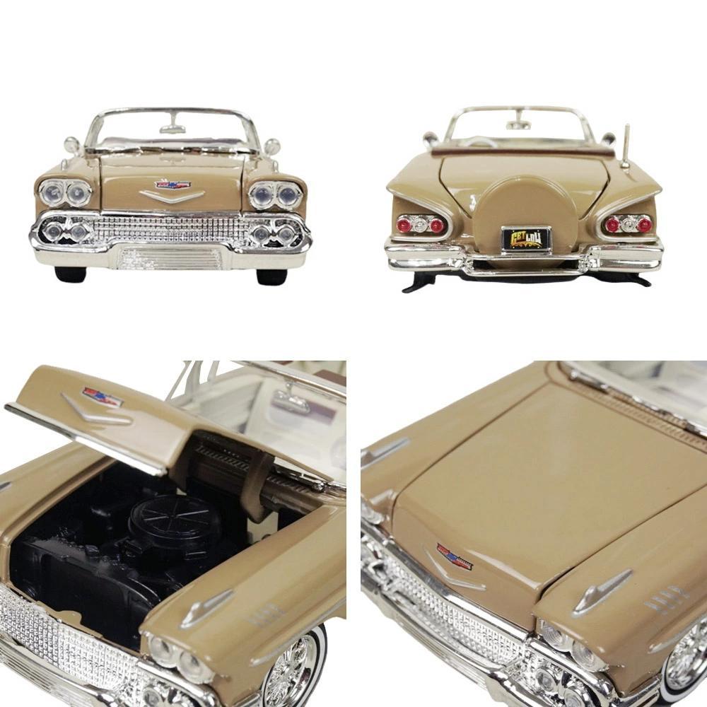 新品シボレーインパラ1958CHEVROLETIMPALAローライダーミニカー