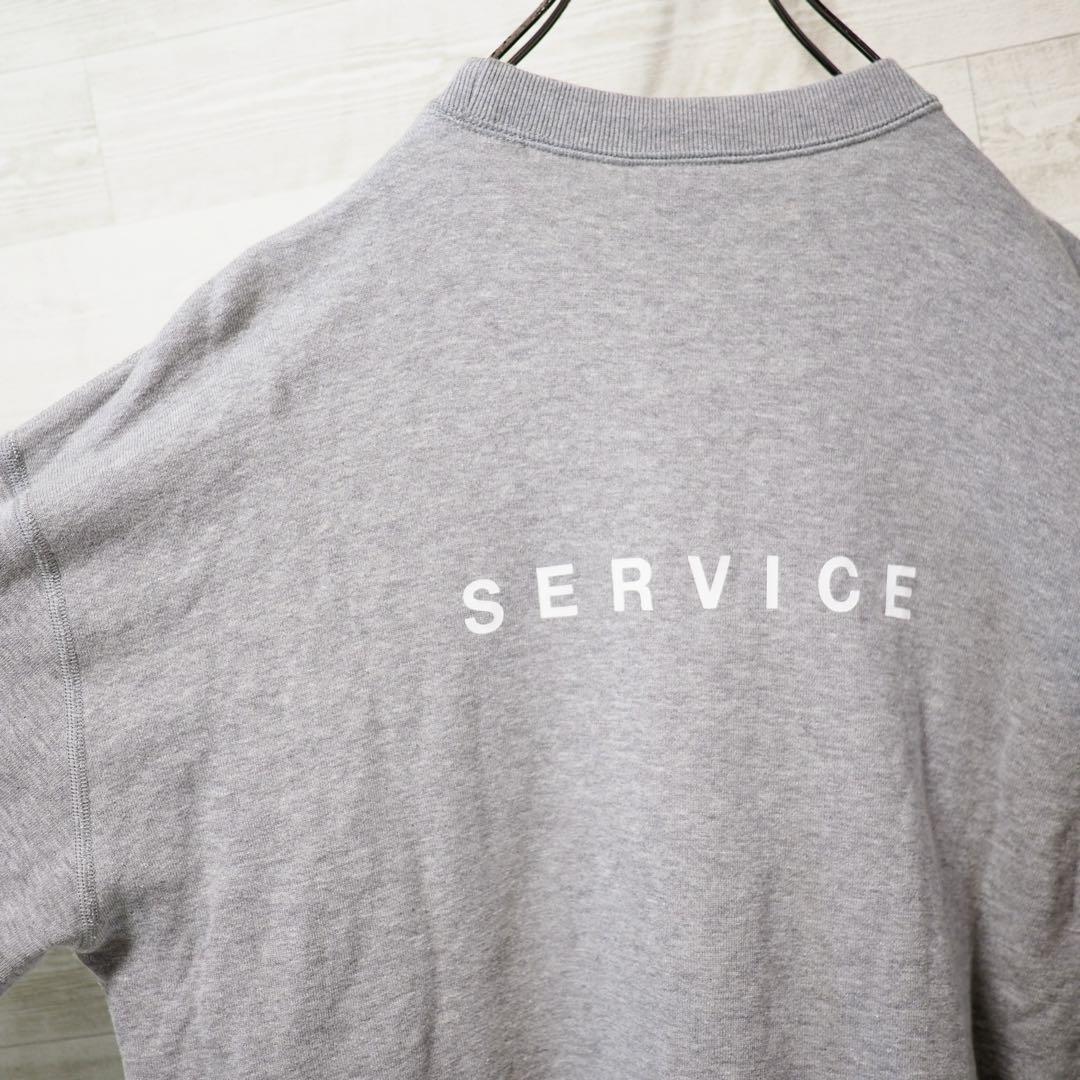 LOOPWHEELER×FRESHSERVICE Crew Neck-Gry/M