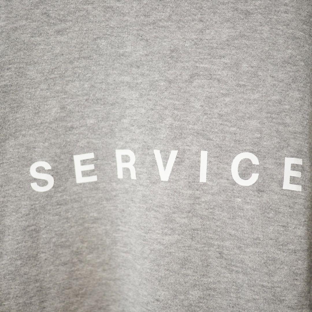 LOOPWHEELER×FRESHSERVICE Crew Neck-Gry/M
