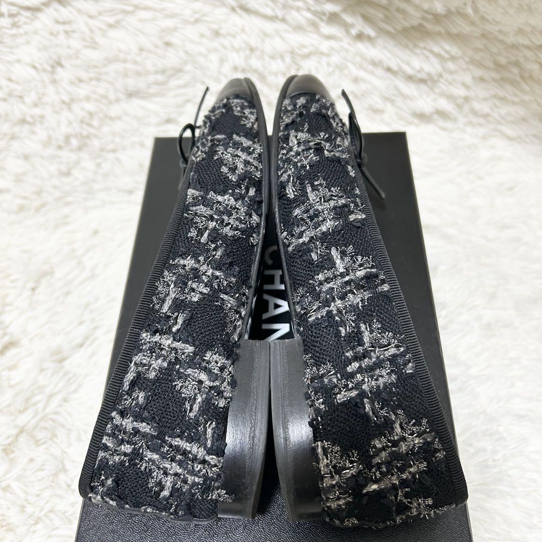【高級】CHANEL シャネル ココマーク バレエシューズ フラットシューズ