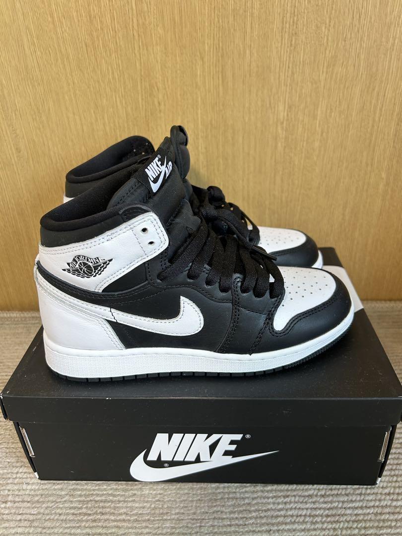 新品NIKE Air Jordan 1スニーカーブラックレトロハイカット23cm