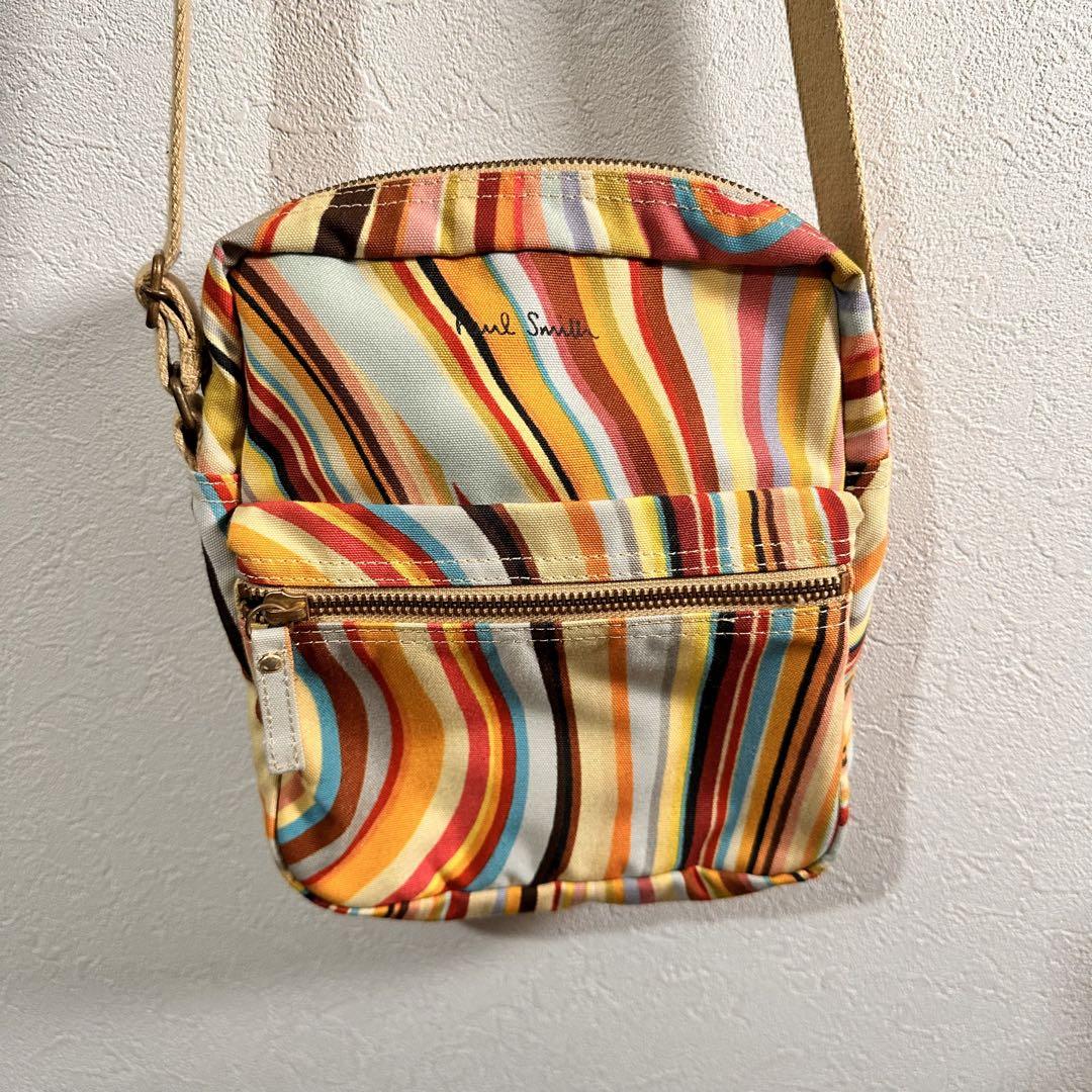 Paul Smith paul smith ミニ ショルダーバッグ ストライプ