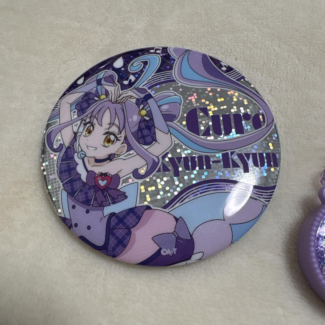 キミとアイドルプリキュア BIGホログラム缶バッジ』キュア