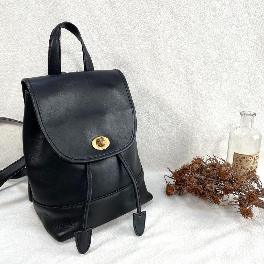 COACH - COACH オールドコーチ リュック レザー ブラック ターン
