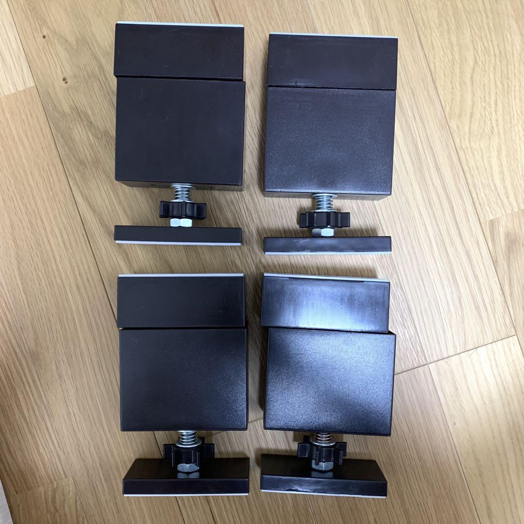 ラブリコ 2×4 ブラウン 6個セット　棚受シングル 3個セット