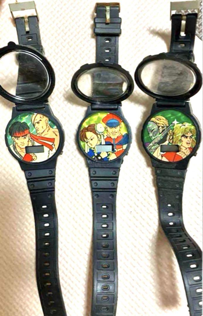 信頼も厚い 当時物【珍品】ストリートファイター 平成 レトロ 時計 ガチャ ゲームキャラクター