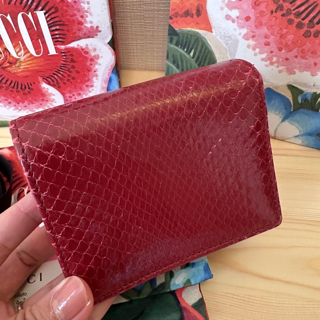 GUCCI パイソン ズゥミ 財布