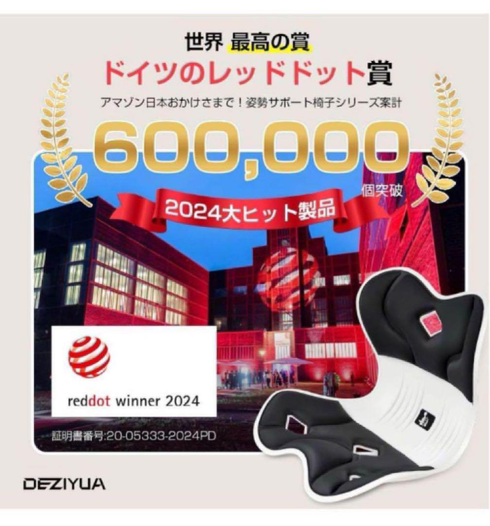 DEZIYUA 骨盤サポートチェア 骨盤　腰　サポート 高反発　メモリー綿