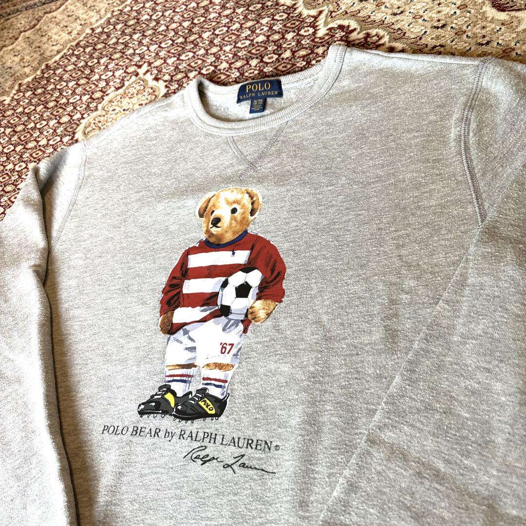 【美品】POLO Ralph Laurenラルフローレン ポロベアー トレーナー