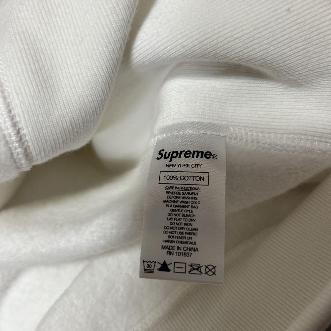【☆極上のジュエリーロゴ☆】Supreme パーカー 超希少! XL 白 激レア 画像12