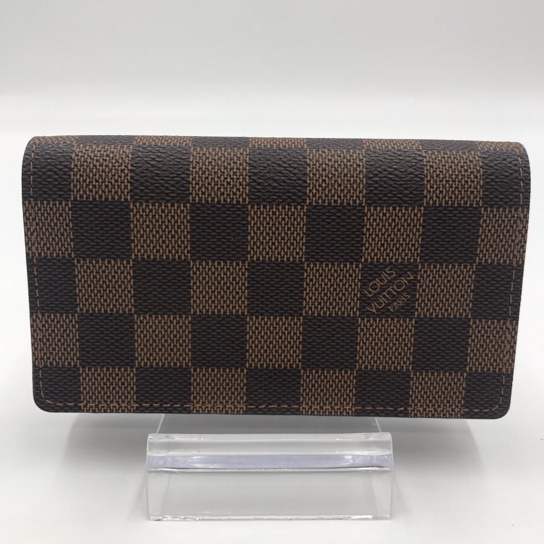 【極美品】 ルイヴィトン ダミエ ポルトモネ ビエ トレゾール 折り財布