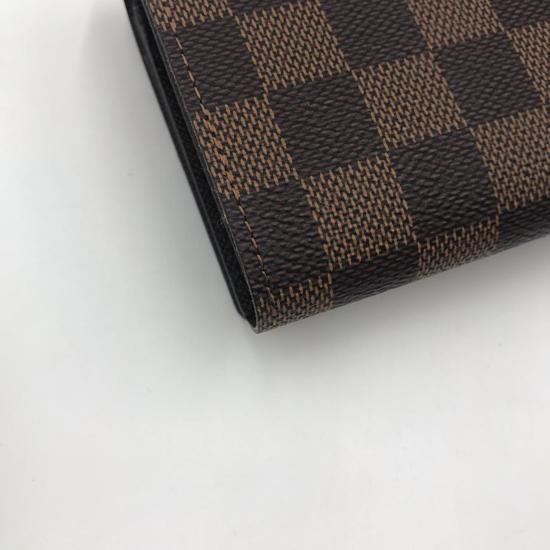 【極美品】 ルイヴィトン ダミエ ポルトモネ ビエ トレゾール 折り財布