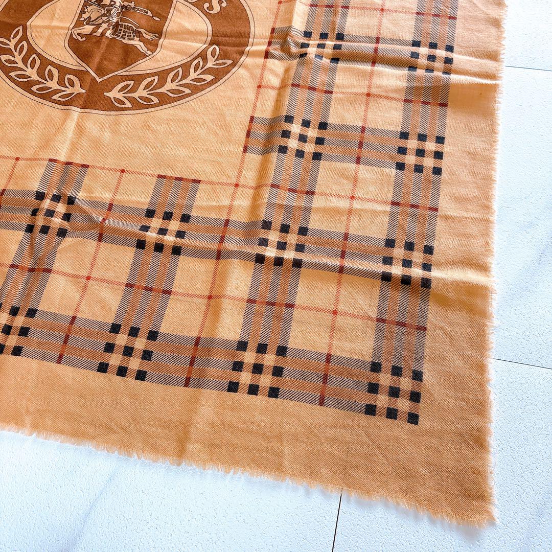 極美品 Burberry ノバチェック 正方形ストール ウール100 - メルカリ