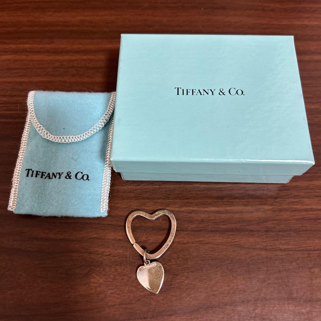 美品 ティファニー キーリング ハートモチーフ TIFFANY＆Co.