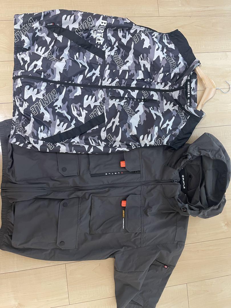 BURTLE AIRCRAFT 空調服 XXL 迷彩柄＋グレー