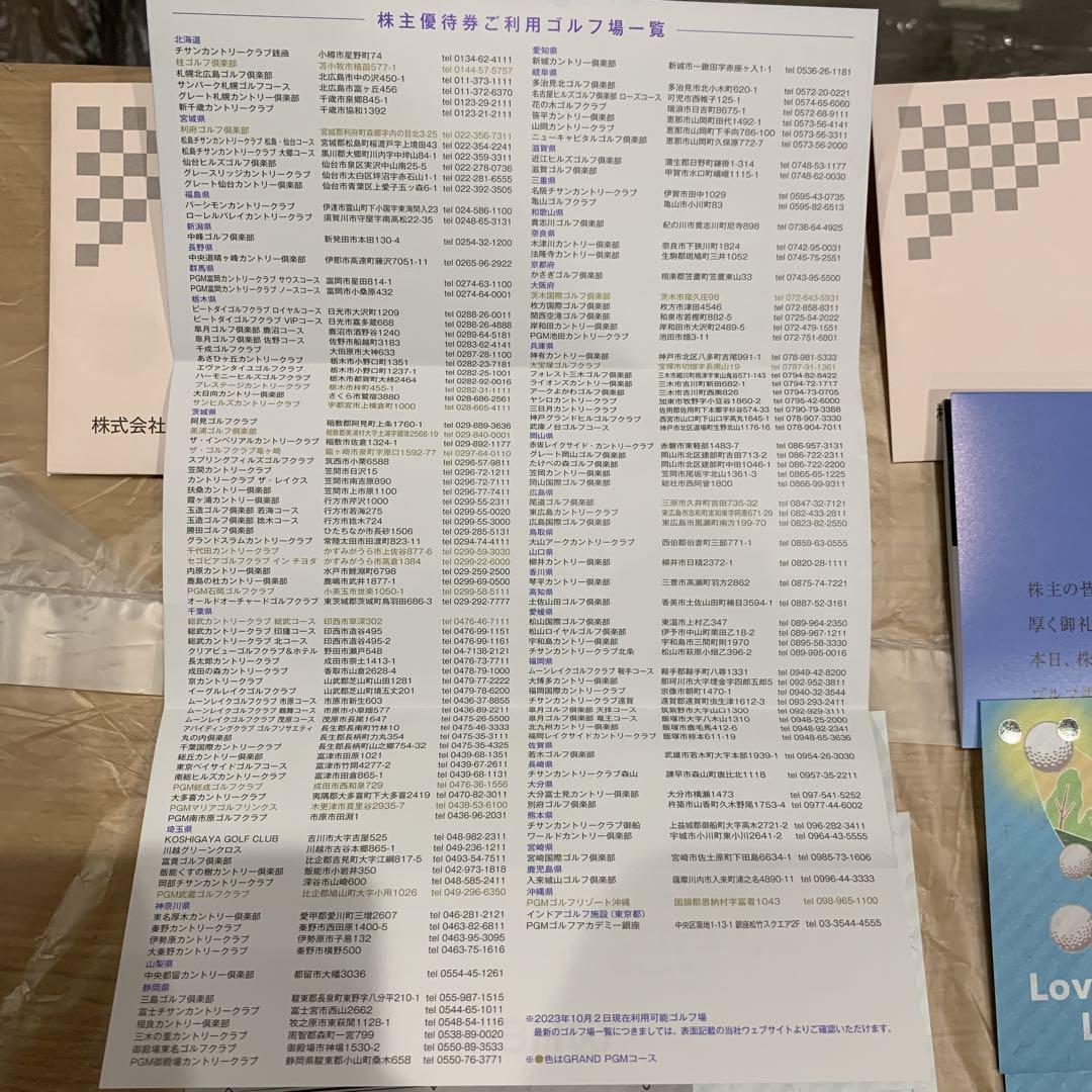平和 HEIWA PGM 株主優待ゴルフ利用券6枚+cool cart券2枚 - メルカリ