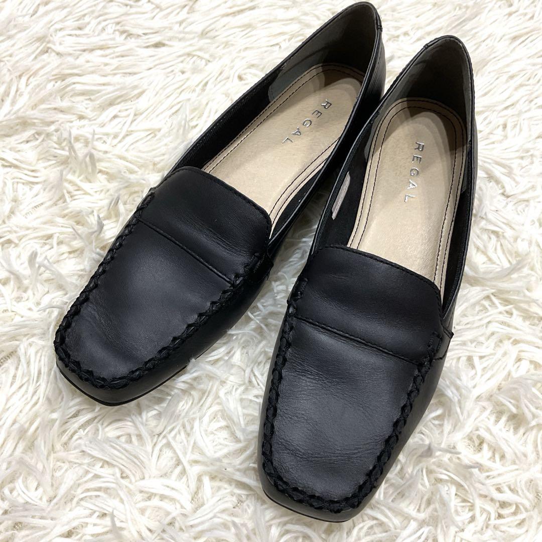 美品 REGAL リーガル モカシン ローファー F22J 24cm 黒 - メルカリ