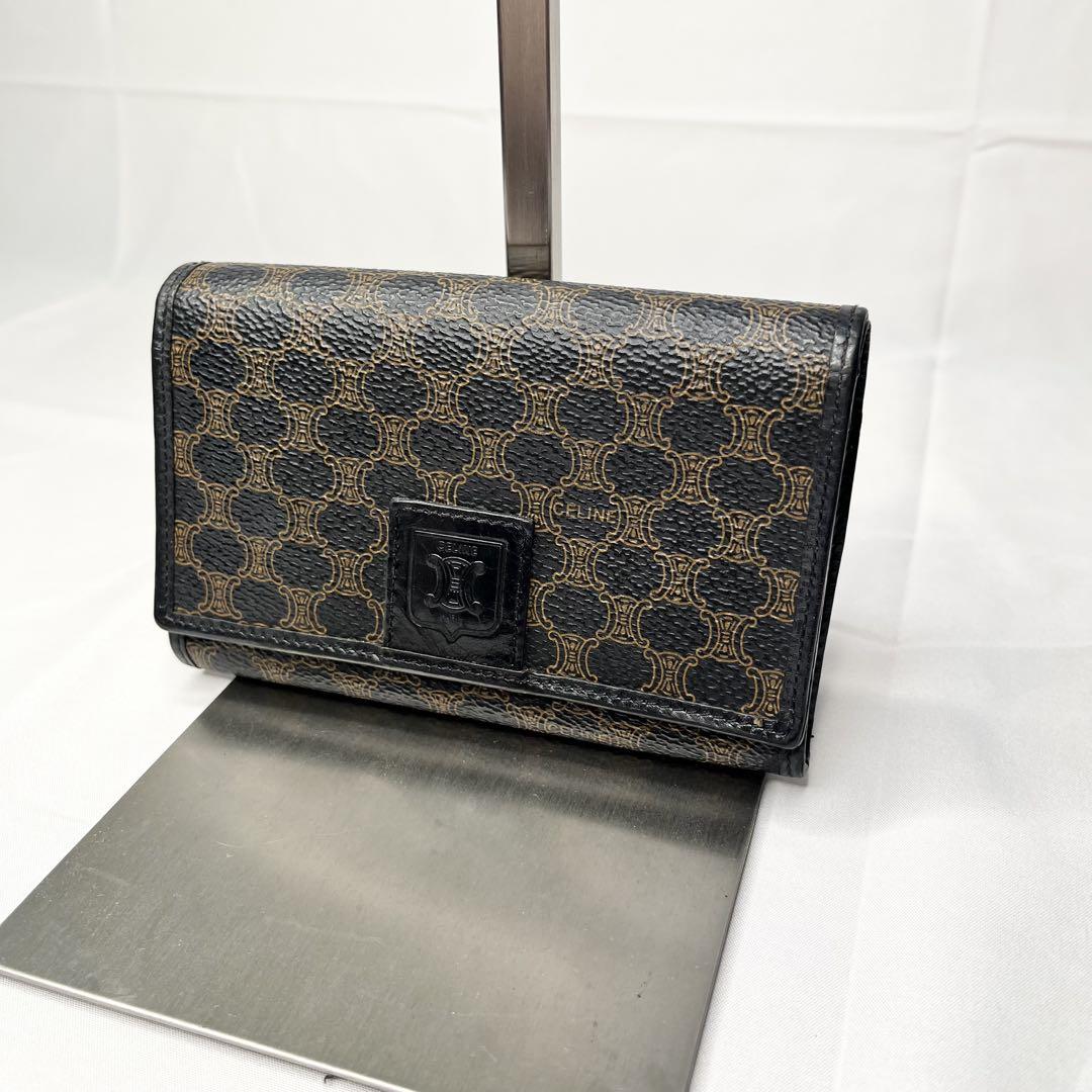 CELINE セリーヌ トリオンフ Triomphe二つ折り財布 財布