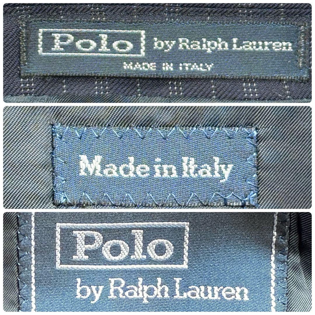 美品 Polo by Ralph Lauren イタリア製 ビジネス　スーツ L