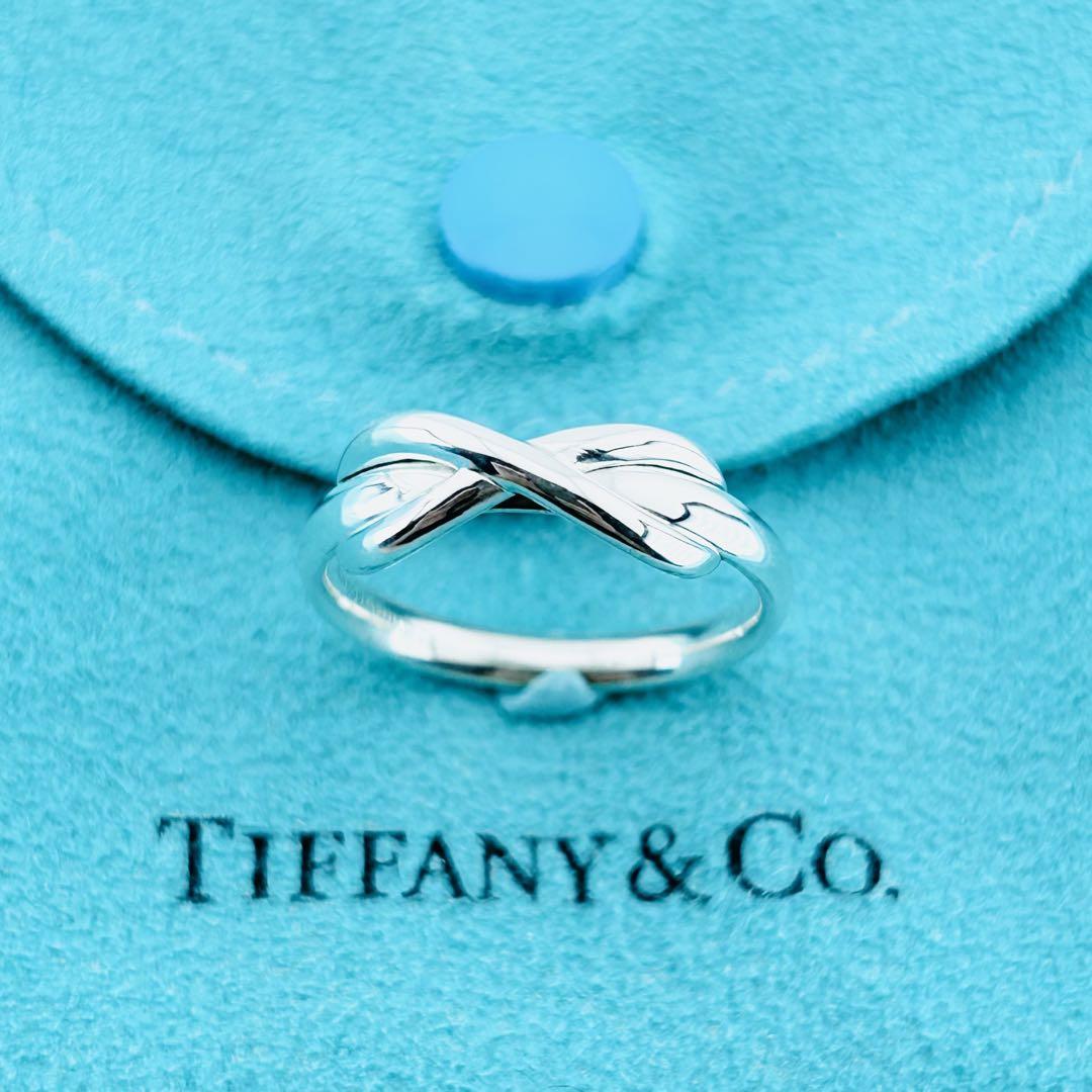 【美品】 希少 TIFFANY&Co. インフィニティ　クロス 10号　116