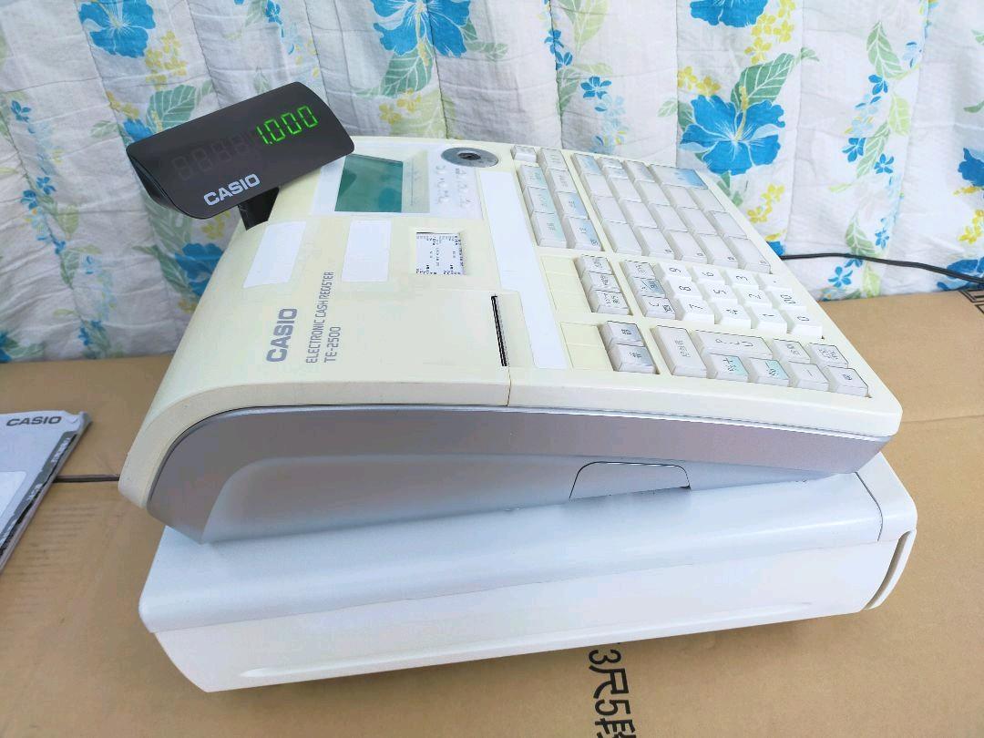 爆買いセール カシオレジスターTE-2500 n56 KBLSm-m10404738318 お買い得限定SALE