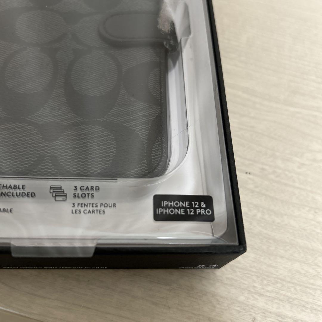 COACH iPhone 12/12 Pro 手帳型ケース - メルカリ
