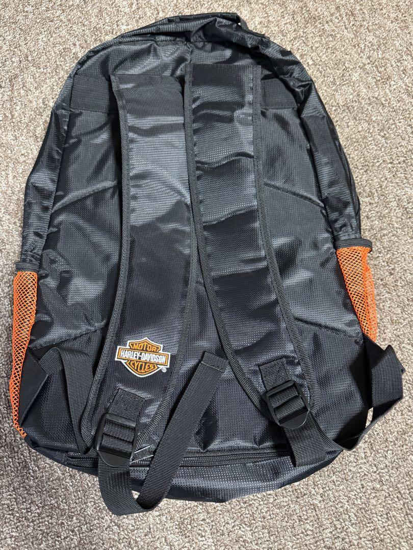 Harley-Davidson バックパック ブラック/オレンジ - メルカリ