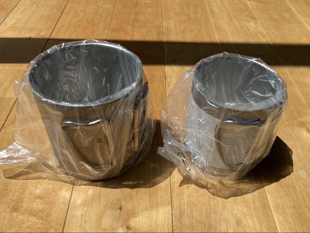 スノーピーク　チタンダブルマグ 450＆300 　セット