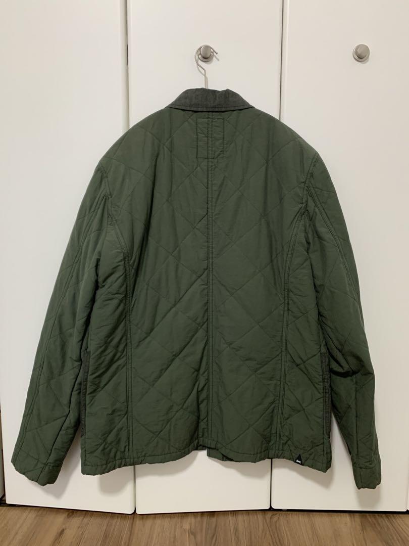 キルティングジャケット オリーブグリーン