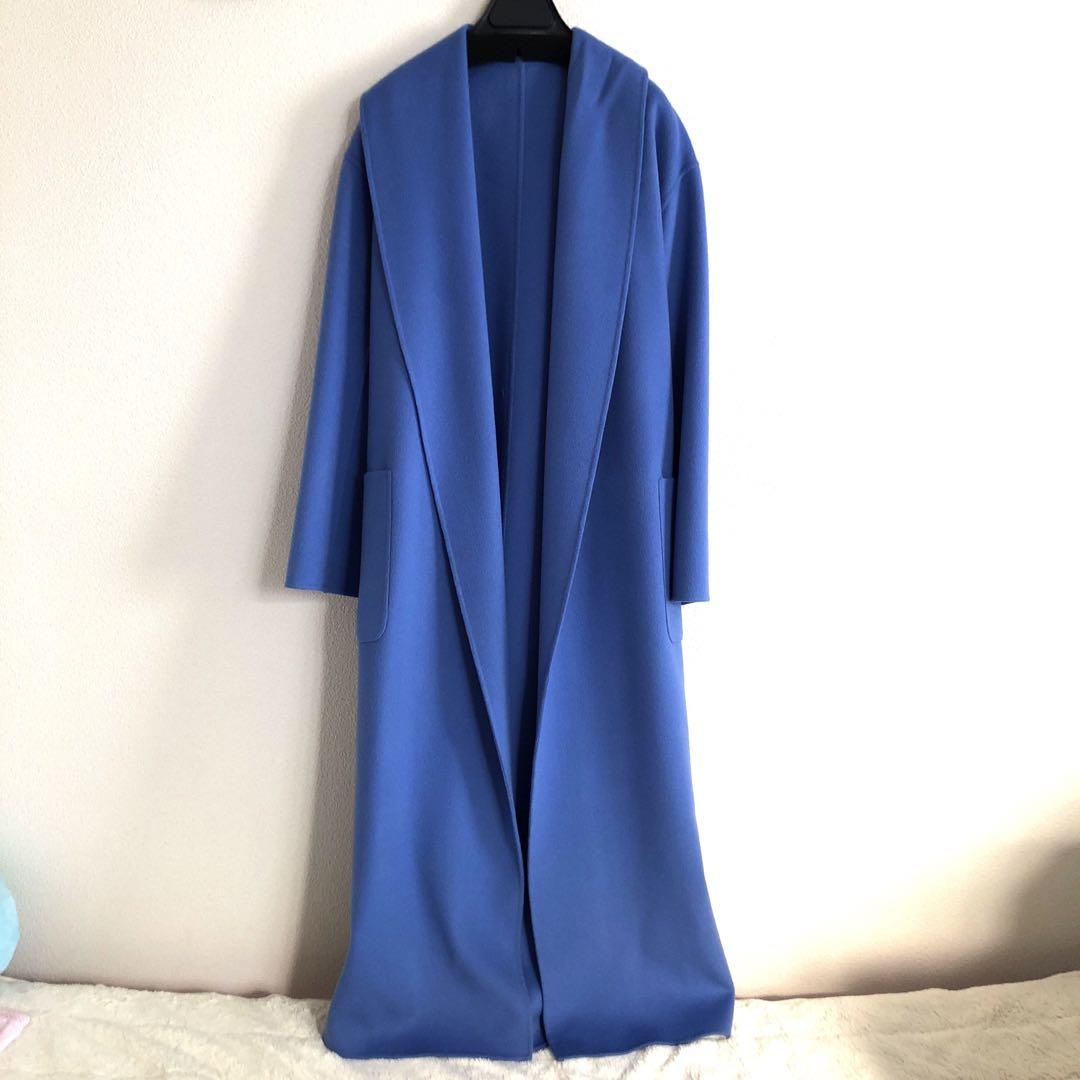 新品☆allureville アルアバイルカシミヤ混リバーショールカラーコート