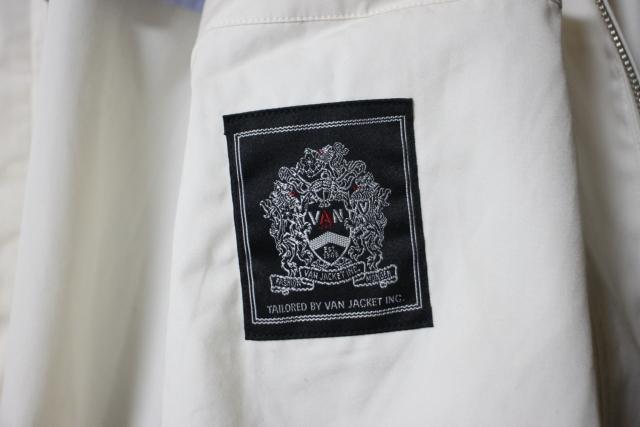 タグ付き未着用品 VANJAC バックロゴ 刺繍 スウィングトップ LL