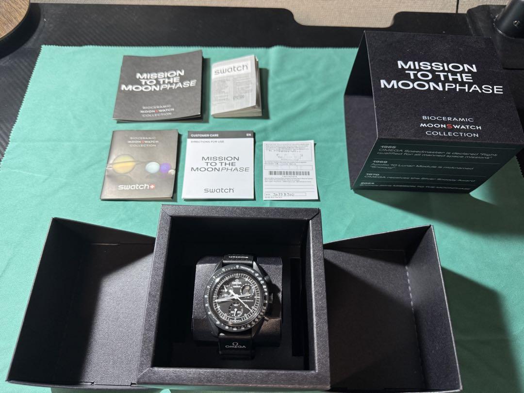 時計 OMEGA SWATCH MISSION TO THE MOONPHASE