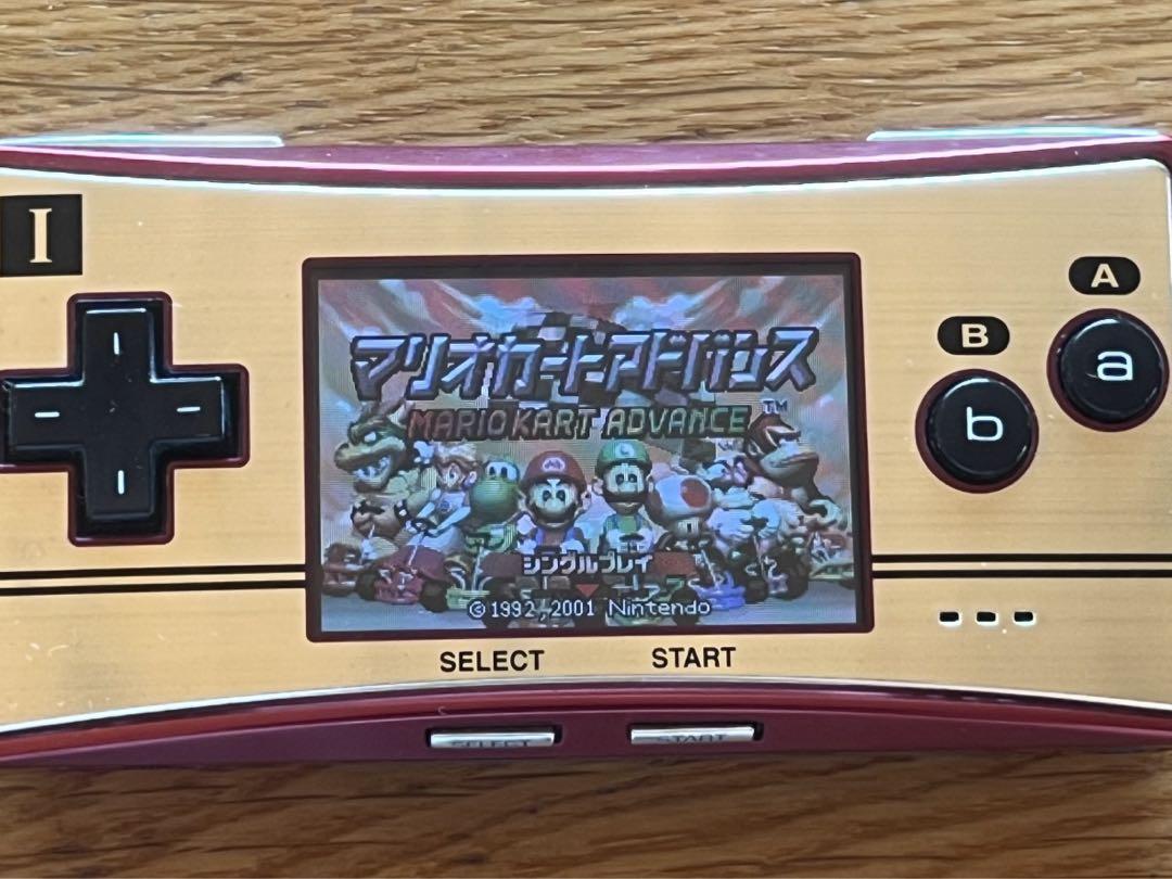 ゲームボーイミクロ本体ファミコンモデル マリオカート スーパー